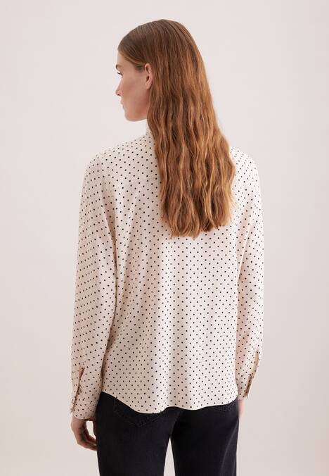 Damen Ausgestellte Bluse - Druck