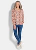 GOLDNER Blouse met print Gedessineerde blouse met unieke print