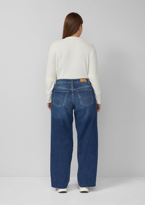 Geripptes Langarmshirt