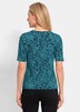 Viskoseshirt mit Leo Print