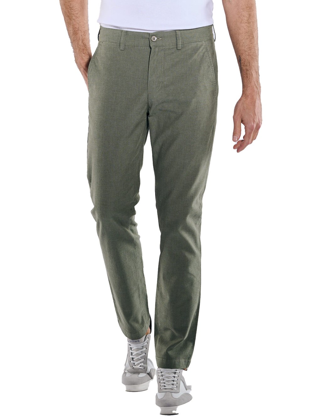 Herren Chino regular , Khaki
