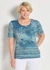 Druckshirt mit floralem Muster