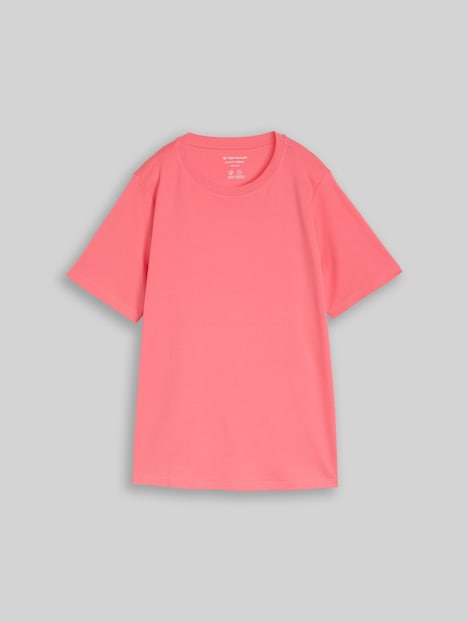 Basic T-Shirt aus Baumwolle