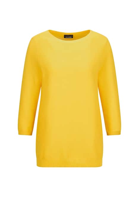 Eleganter Baumwollpullover, Halbarm