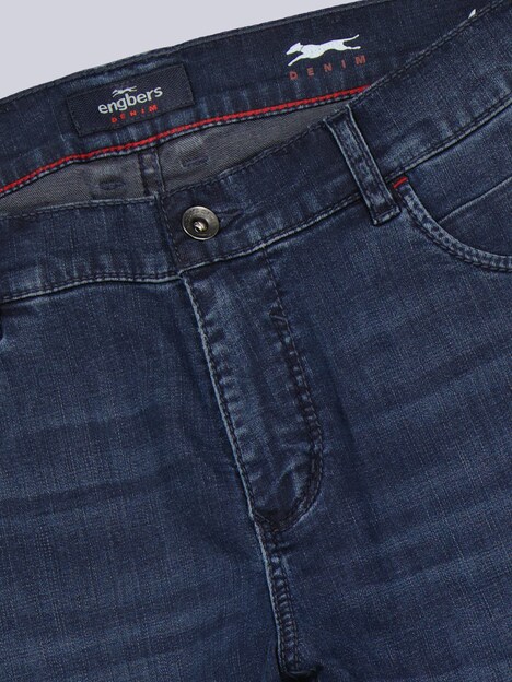 Herren Jeans 5-Pocket Superstretch , Indigoblau