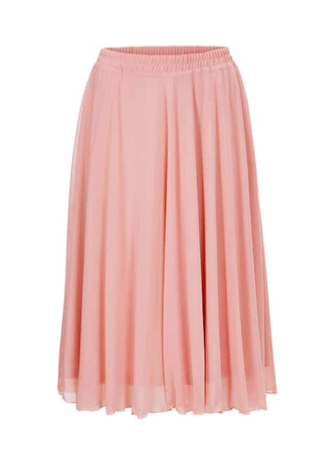 Luftig schwingender Chiffonrock