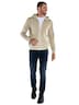 engbers Herren Sweatjacke mit Kapuze , Beige