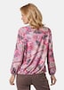 Paisley-Druckshirt mit Ausschnitt