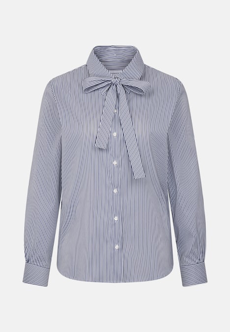 Damen Ausgestellte Bluse - Gestreift