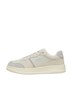 Leder-Sneaker mit Plateau-Sohle