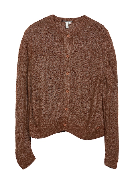 Strickjacke in Bouclé Optik