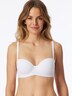 Schiesser Damen Bügel-BH 2-Pack Bandeau mit Schale - Unique Micro - weiss