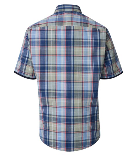 Freizeithemd Kurzarm kariert Casual Fit