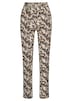 LOUISA-broek met print in jeanslook