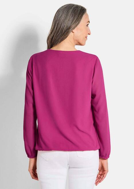 GOLDNER Blouse Elegante blouse van chiffon