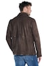 engbers Herren Lederjacke im Hemd-Design , Dunkelbraun