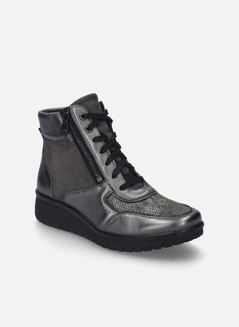 Damen Stiefelette Calais 02, anthrazit-kombi