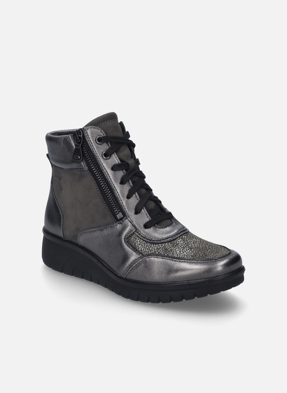 Damen Stiefelette Calais 02, anthrazit-kombi