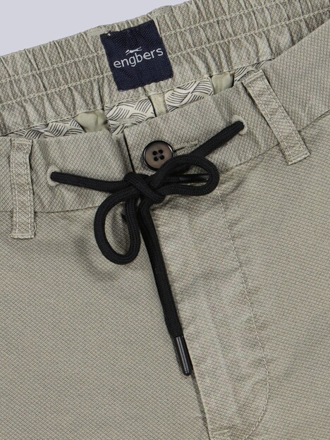 Herren Cargo-Bermuda mit Tunnelzug , Khaki