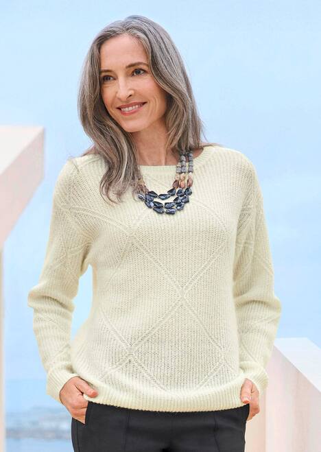 GOLDNER Trui Pullover van licht tricot