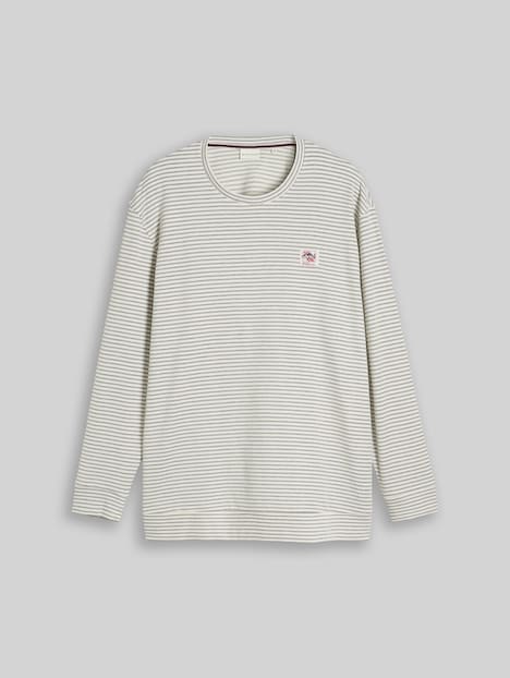 Langarmshirt mit Streifenmuster
