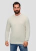 Baumwollpullover mit Logo-Stickerei