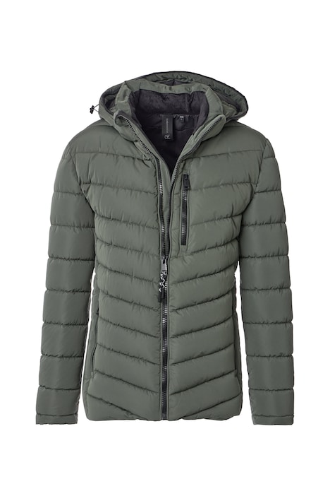 Steppjacke mit Kapuze uni