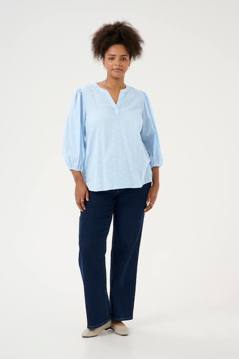 Langarm-Bluse Regular fit