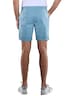 Herren Chino-Bermuda regular , Petrolblau