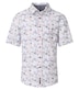 Freizeithemd Kurzarm Print Casual Fit