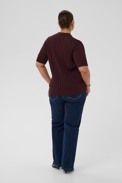 Kurzarm-Bluse Regular fit