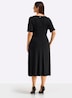 Jersey-Kleid Kurzarm