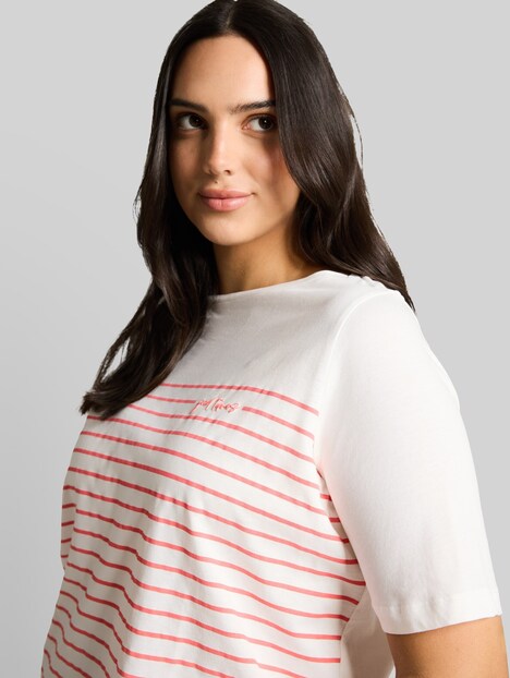 T-Shirt mit Streifenmuster