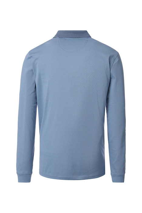 Polo-Shirt Langarm uni