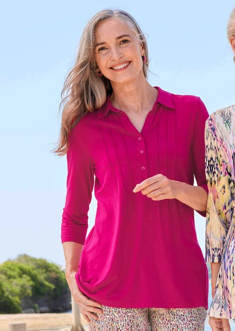 Elegantes Blusenshirt mit Biesen