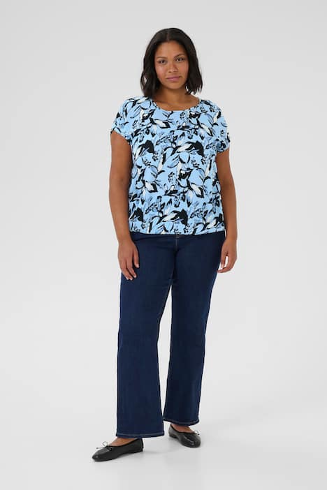 Kurzarm-Bluse Loose fit