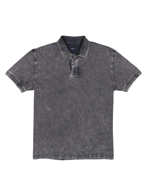 Herren Poloshirt mit authentischem Farbeffekt , Anthrazit
