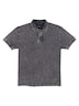 Herren Poloshirt mit authentischem Farbeffekt , Anthrazit