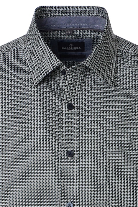 Freizeithemd Langarm Print Comfort Fit