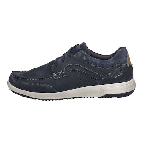 Herren Halbschuh Enrico 25, indigo-kombi