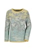 Langarm Jacquard-Pullover mit Muster