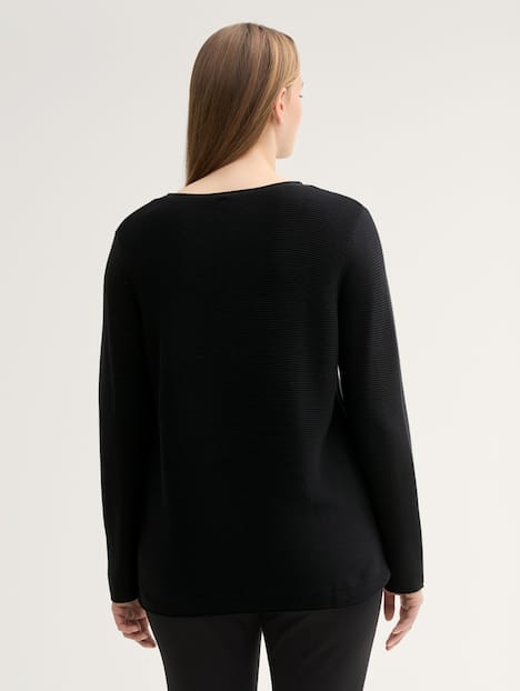 Strickpullover aus Bio-Baumwolle