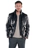 engbers Herren Lederjacke mit herautrennbarem Inlet , Schwarz