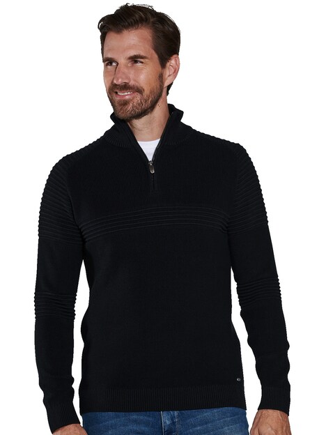 Pullover mit Stehkragen