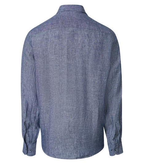 Leinenhemd uni Casual Fit