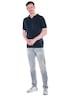 engbers Herren Polo-Shirt strukturiert , Saphirblau