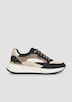 Sneaker in Leder-Optik mit Artwork