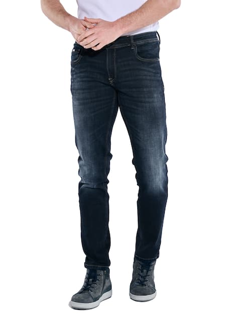 engbers Herren Super-Stretch-Jeans slim fit , Indigoblau