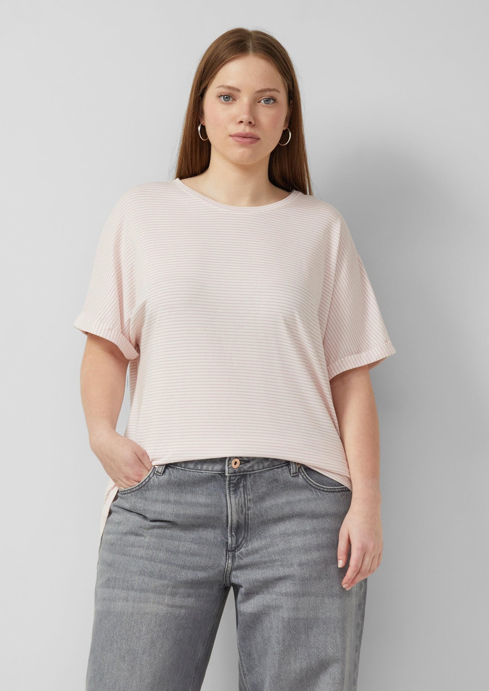 T-Shirt im Modalmix