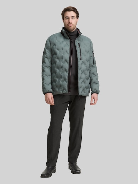 Hybrid Lightweight Steppjacke mit verstaubarer Kapuze